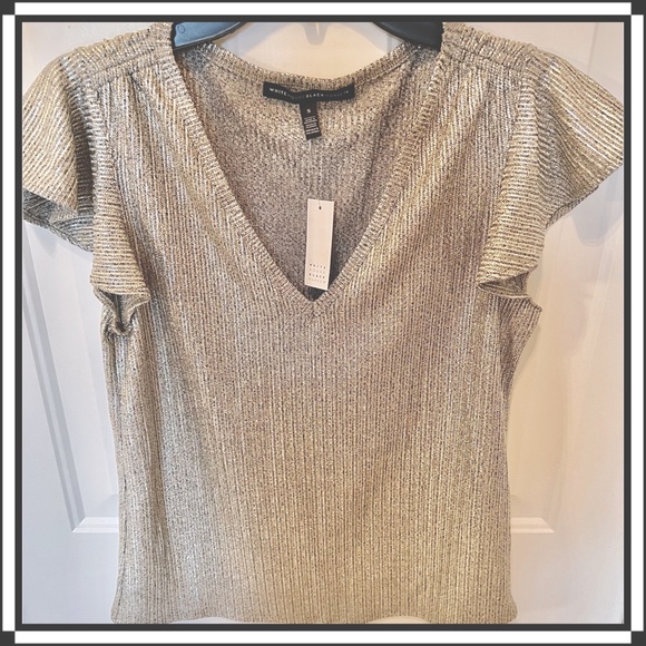 WHBM Metallic Top (NWT) - Picture 6 of 8